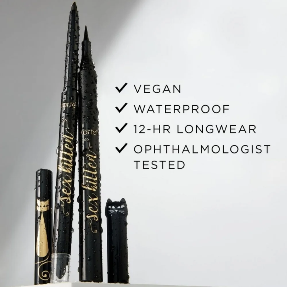 Tarte Sex Kitten Liquid Eyeliner: Black, Full Size, NIB